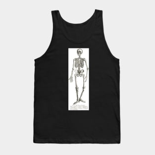 The Human Skeleton, A 19th Century diagram Tank Top